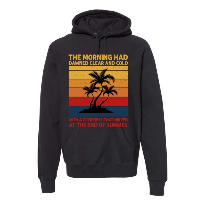 Summer Vacation Sunset Graphic Premium Hoodie