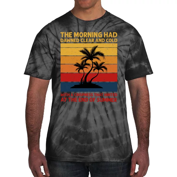 Summer Vacation Sunset Graphic Tie-Dye T-Shirt