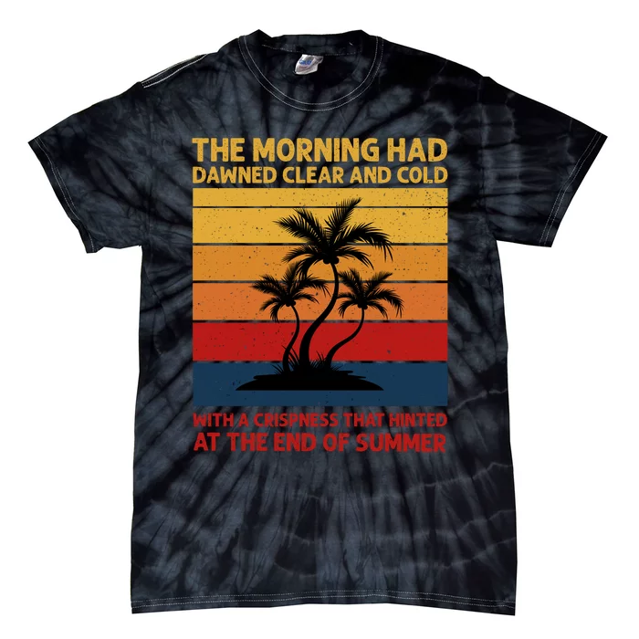 Summer Vacation Sunset Graphic Tie-Dye T-Shirt