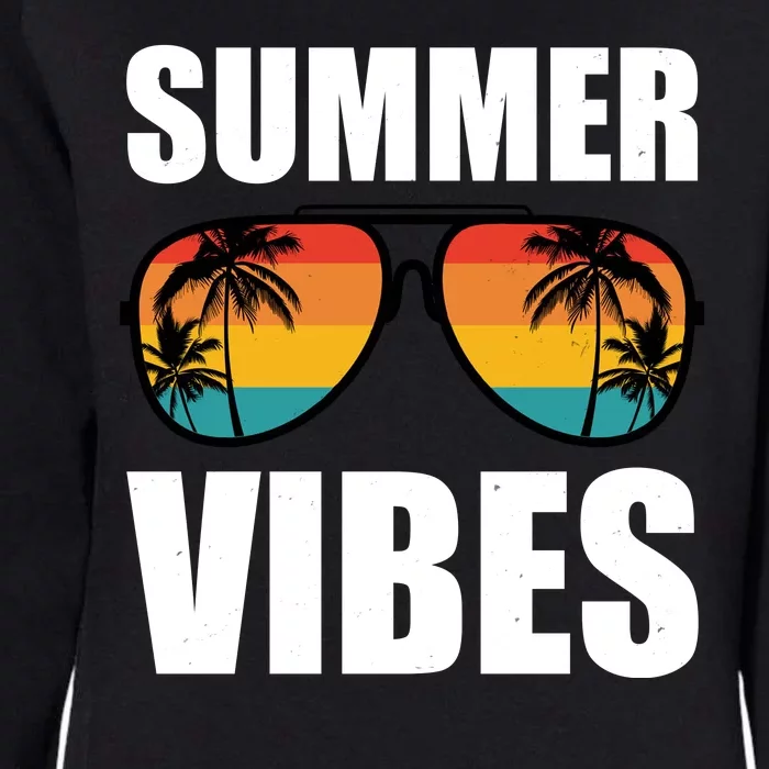 Summer Vibes Sunset Beach Tropical Womens California Wash Sweatshirt