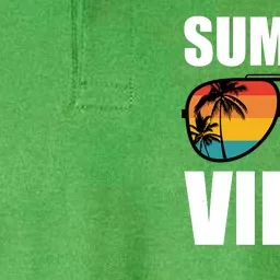 Summer Vibes Sunset Beach Tropical Softstyle Adult Sport Polo