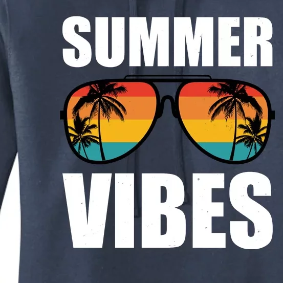 Summer Vibes Sunset Beach Tropical Women's Pullover Hoodie