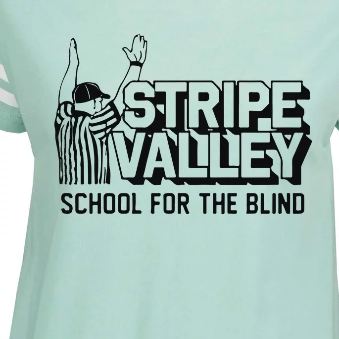 Stripe Valley School For The Blind Enza Ladies Jersey Football T-Shirt