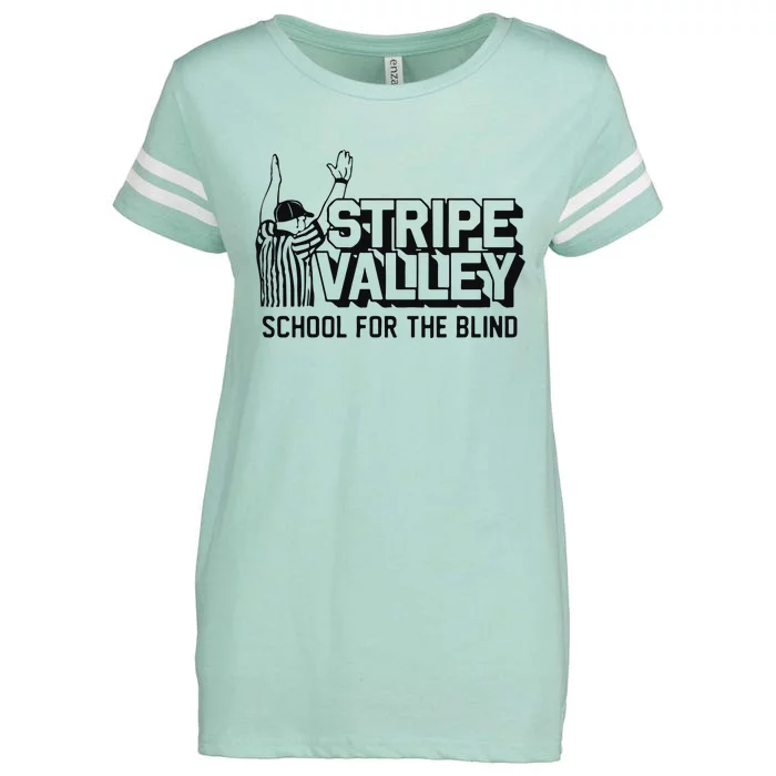 Stripe Valley School For The Blind Enza Ladies Jersey Football T-Shirt