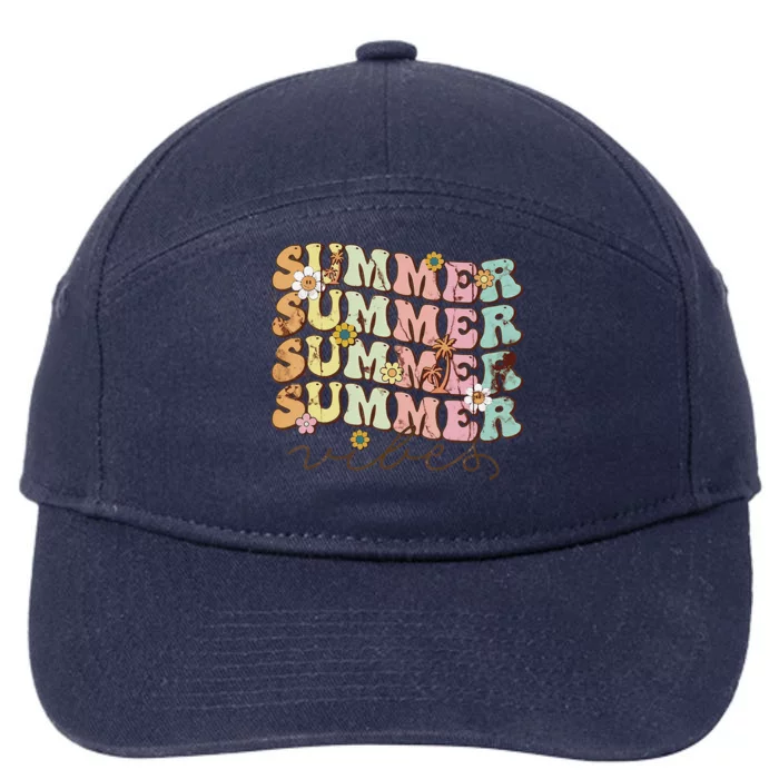 Summer Vacation 7-Panel Snapback Hat