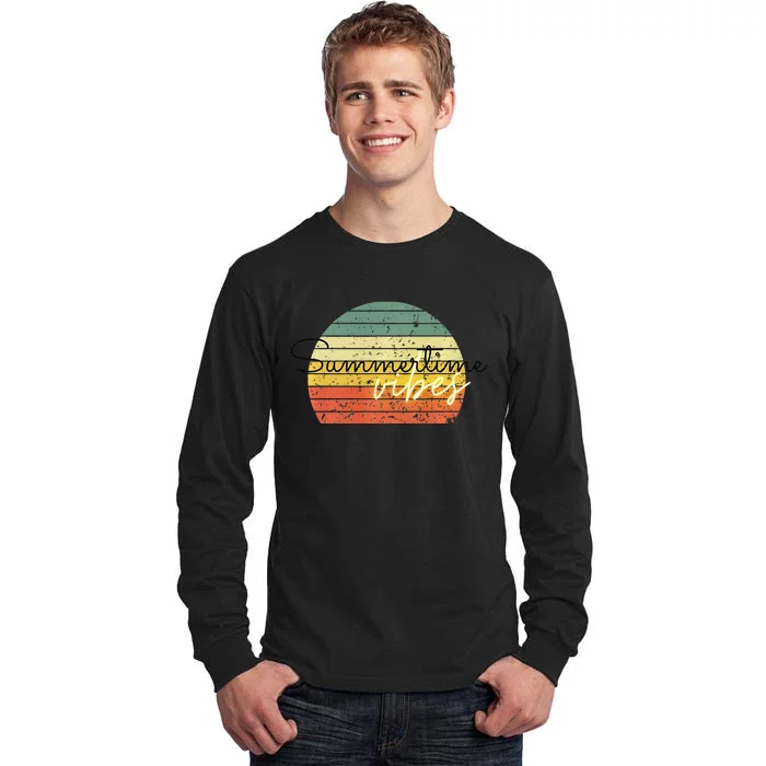 Summertime Vibes Tall Long Sleeve T-Shirt