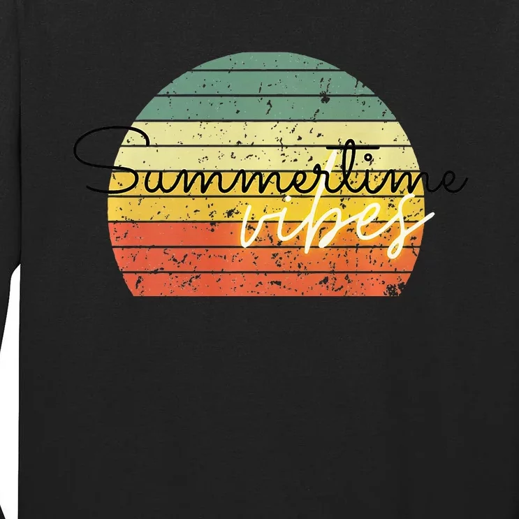 Summertime Vibes Tall Long Sleeve T-Shirt