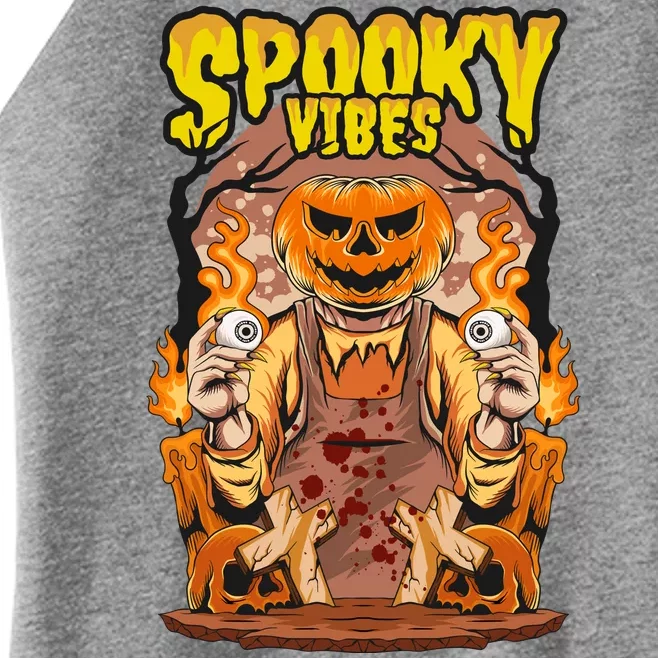 Spooky Vibes Women’s Perfect Tri Rocker Tank