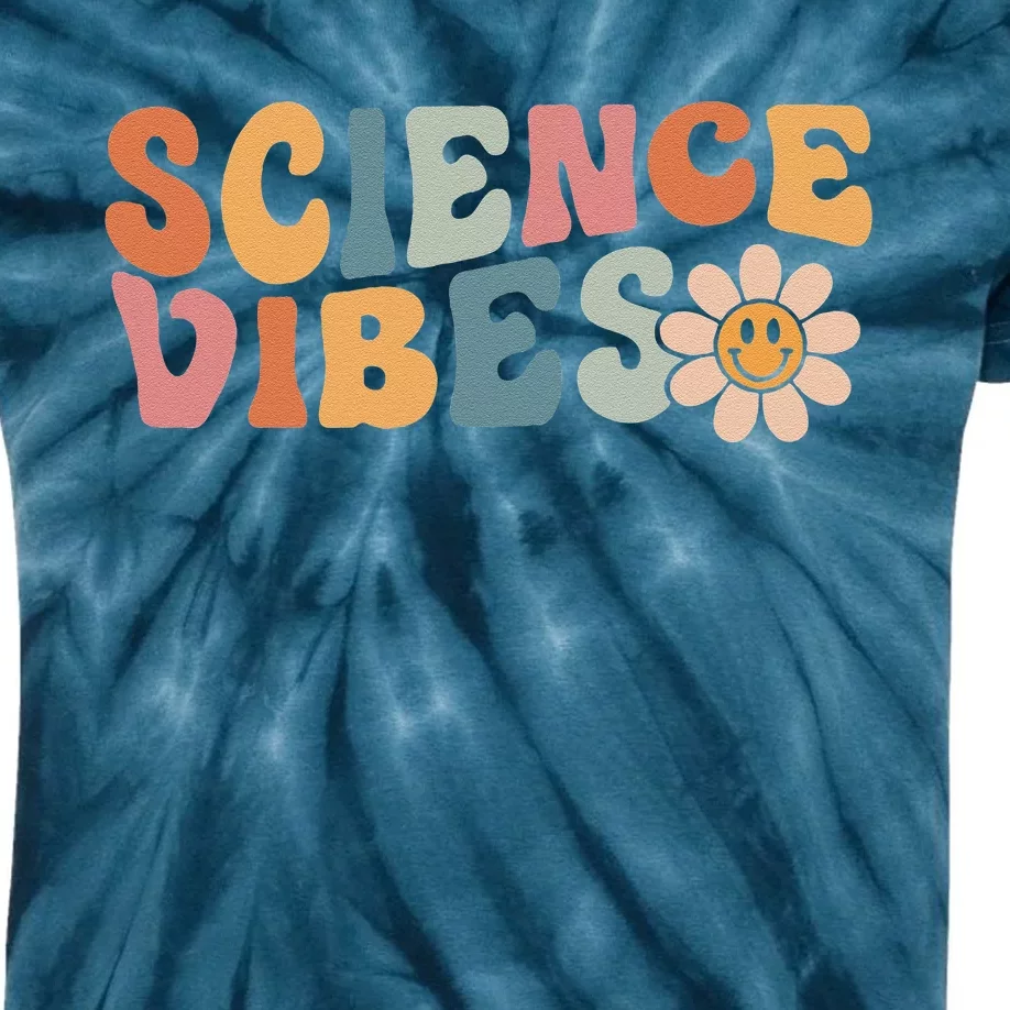 Science Vibes Science Teacher First Day Of School Kids Tie-Dye T-Shirt