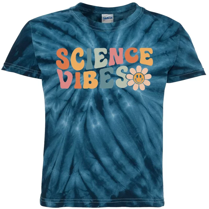 Science Vibes Science Teacher First Day Of School Kids Tie-Dye T-Shirt