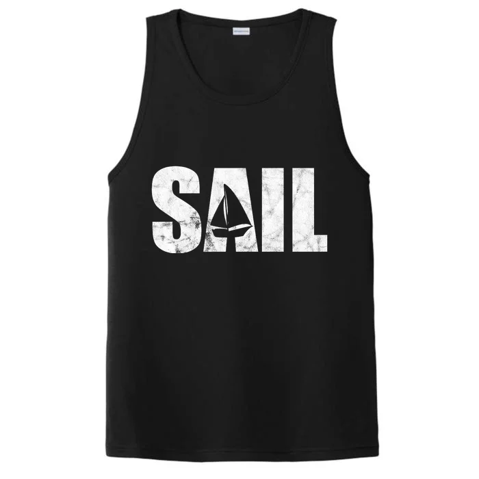 Sail Vintage Sailing Boat Performance Tank