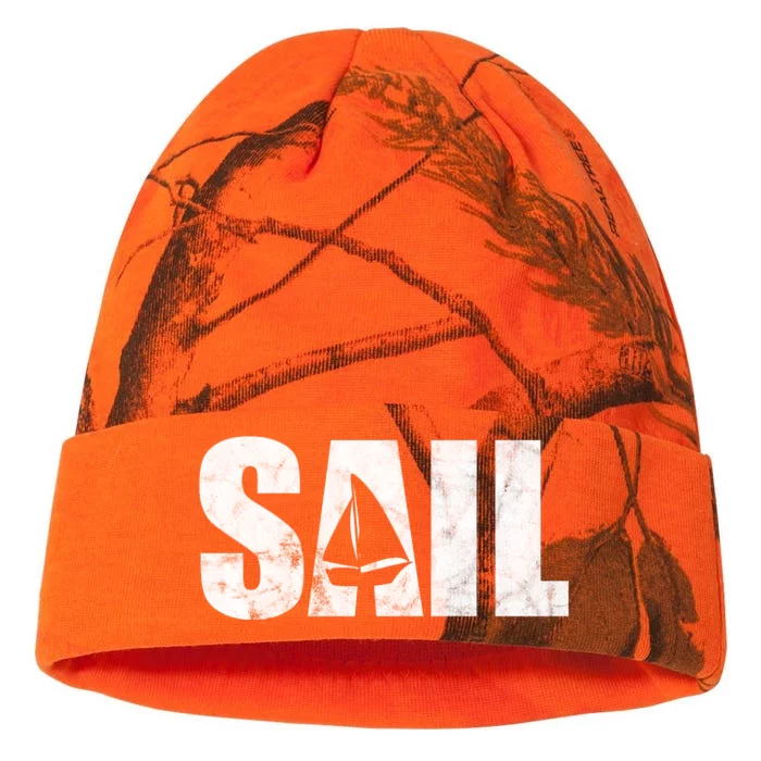 Sail Vintage Sailing Boat Kati - 12in Camo Beanie