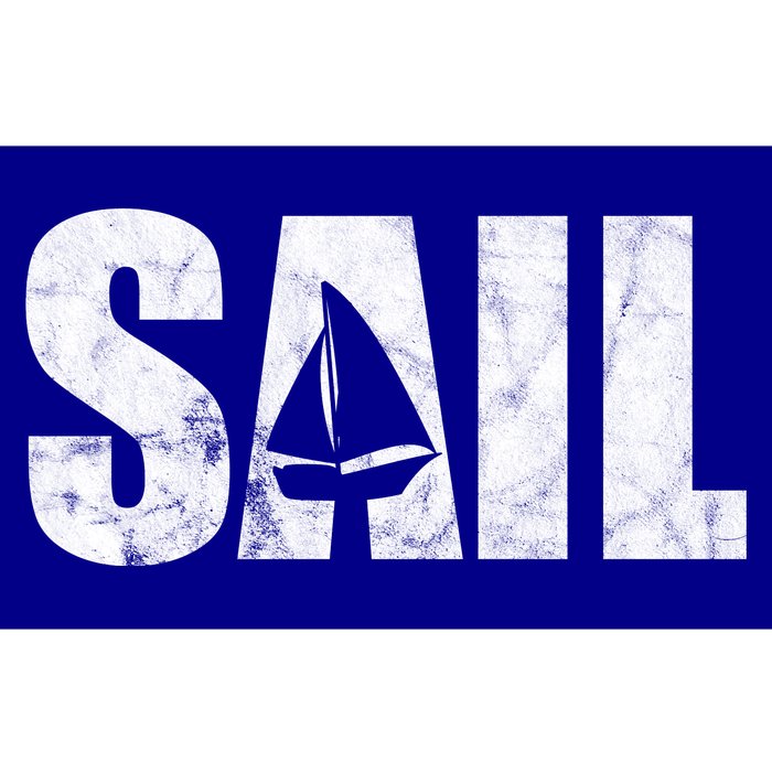 Sail Vintage Sailing Boat Bumper Sticker