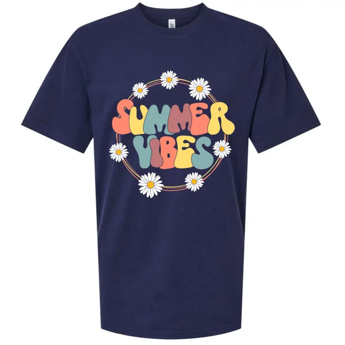 Summer Vibes Summer Vacation Beach Sueded Cloud Jersey T-Shirt