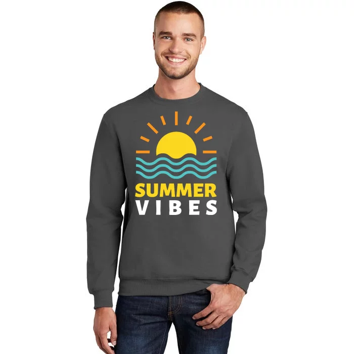 Summer Vibes Sunset Ocean Tall Sweatshirt