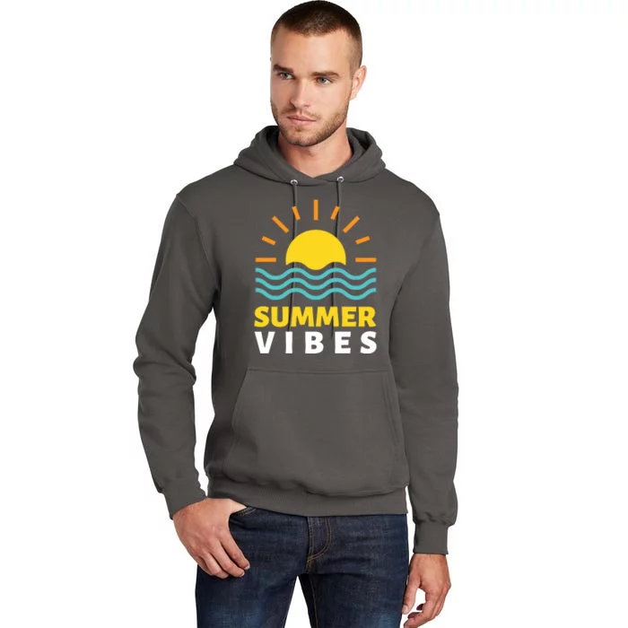 Summer Vibes Sunset Ocean Tall Hoodie