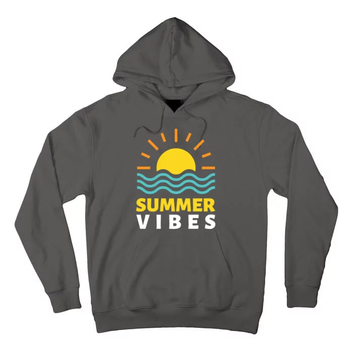 Summer Vibes Sunset Ocean Tall Hoodie