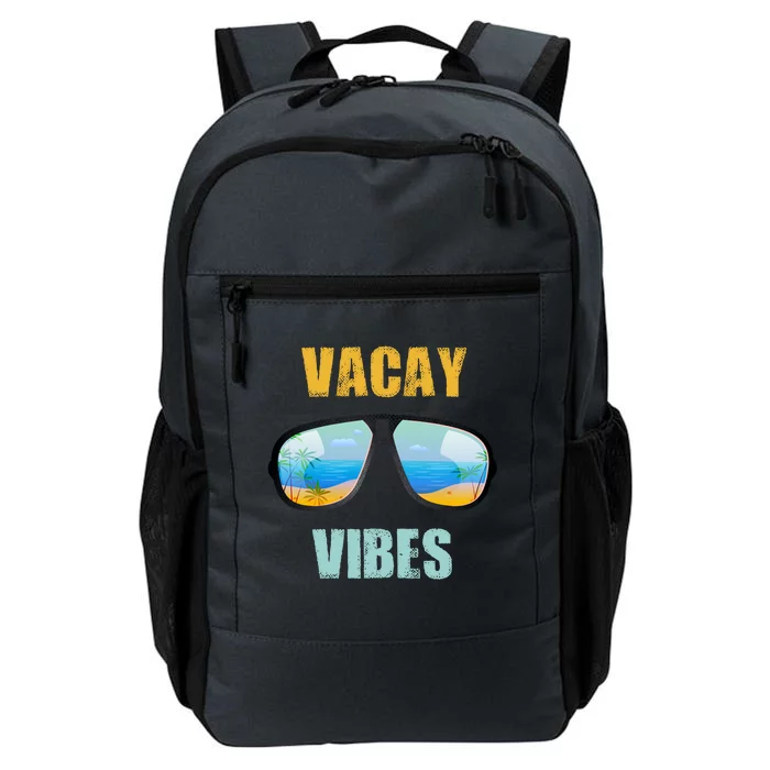 Sunglasses Vacay Summer Vacation Vibes Beach Palms Cruise Gift Daily Commute Backpack