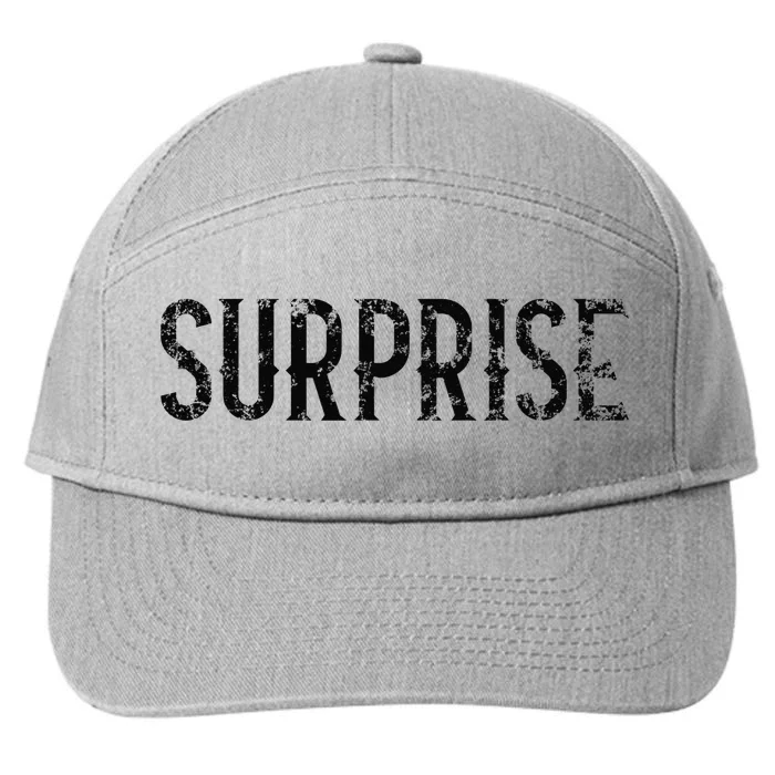 Surprise Vintage Script Apparel 7-Panel Snapback Hat