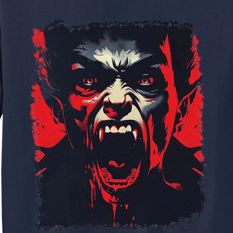 Scary Vampire Tall Sweatshirt