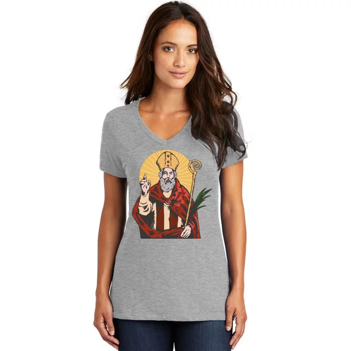 Saint Valentine Women's V-Neck T-Shirt