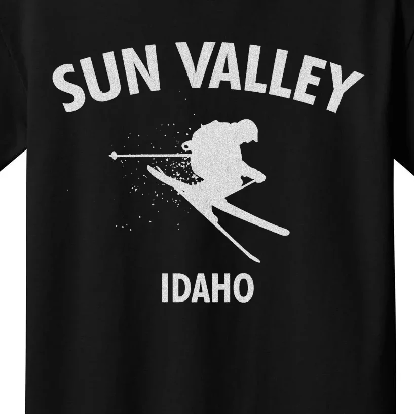 Sun Valley Skiing Idaho Kids T-Shirt