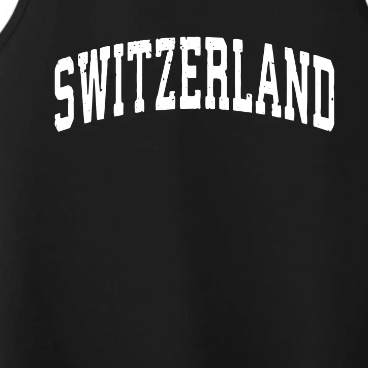 Switzerland Vintage Sports Design Performance Tank