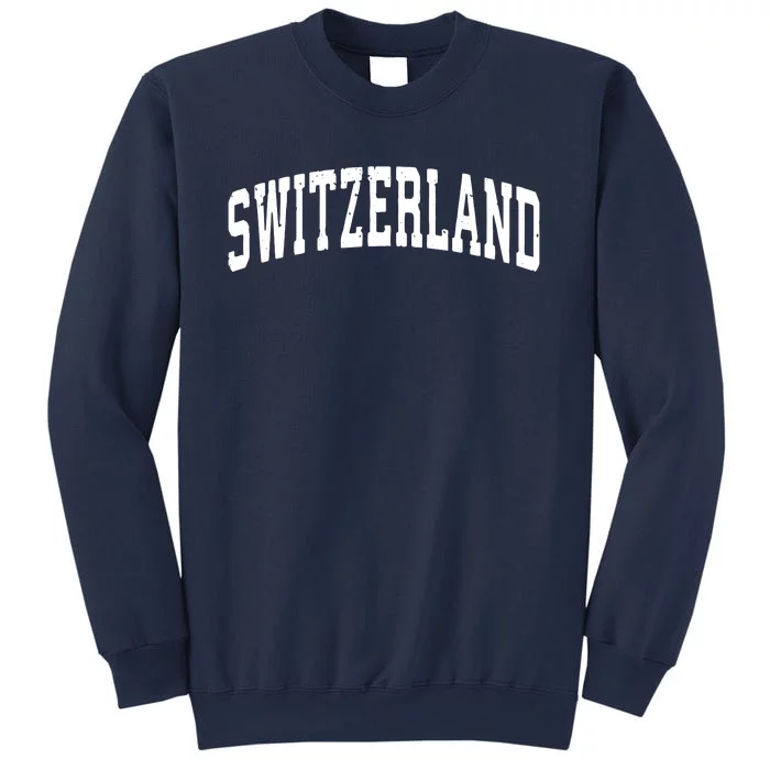 Switzerland Vintage Sports Design Sweatshirt