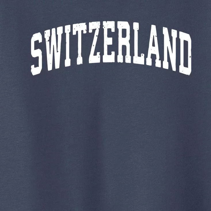 Switzerland Vintage Sports Design Toddler T-Shirt