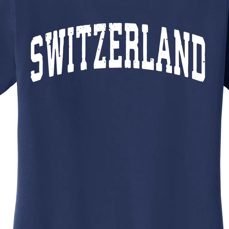 Switzerland Vintage Sports Design Women's T-Shirt