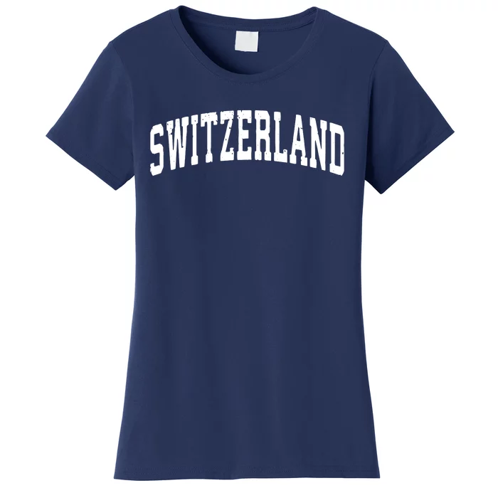 Switzerland Vintage Sports Design Women's T-Shirt