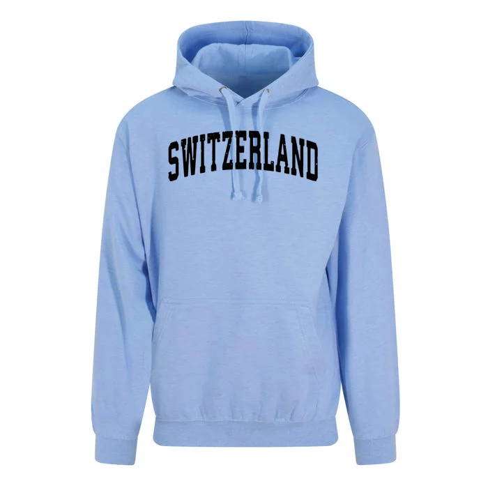 Switzerland Vintage Sports Design Unisex Surf Hoodie