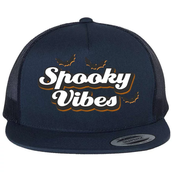 Spooky Vibes Flat Bill Trucker Hat