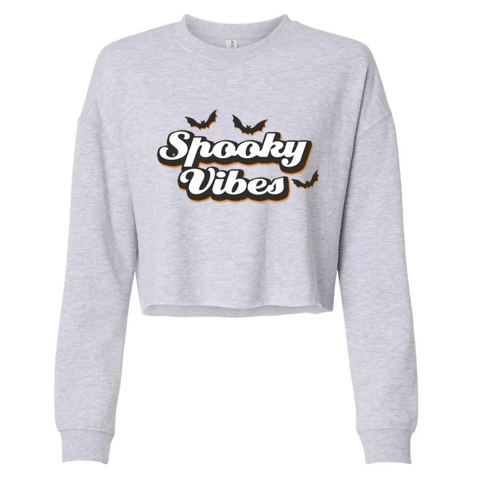 Spooky Vibes Cropped Pullover Crew