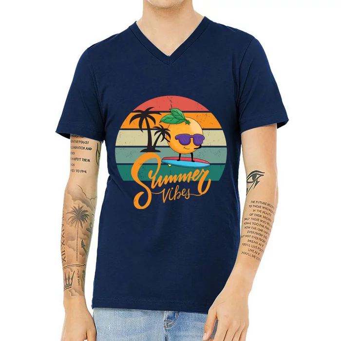 Summer Vibes V-Neck T-Shirt