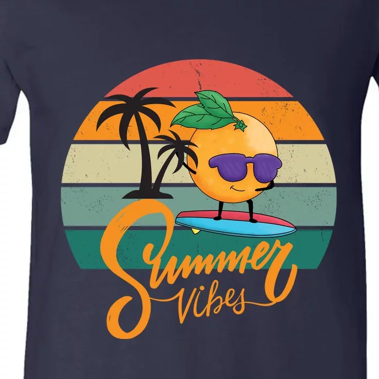 Summer Vibes V-Neck T-Shirt