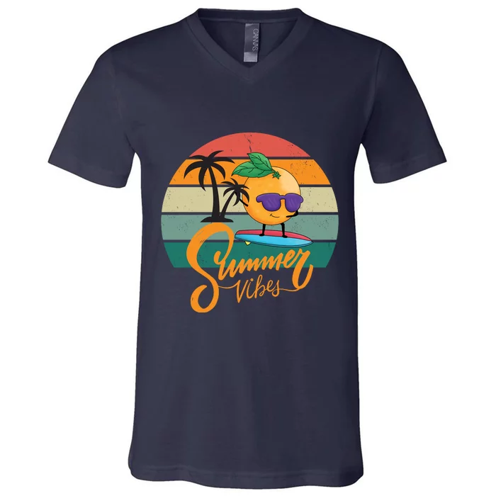 Summer Vibes V-Neck T-Shirt