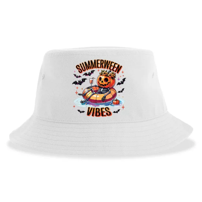 Summerween Vibes Sustainable Bucket Hat