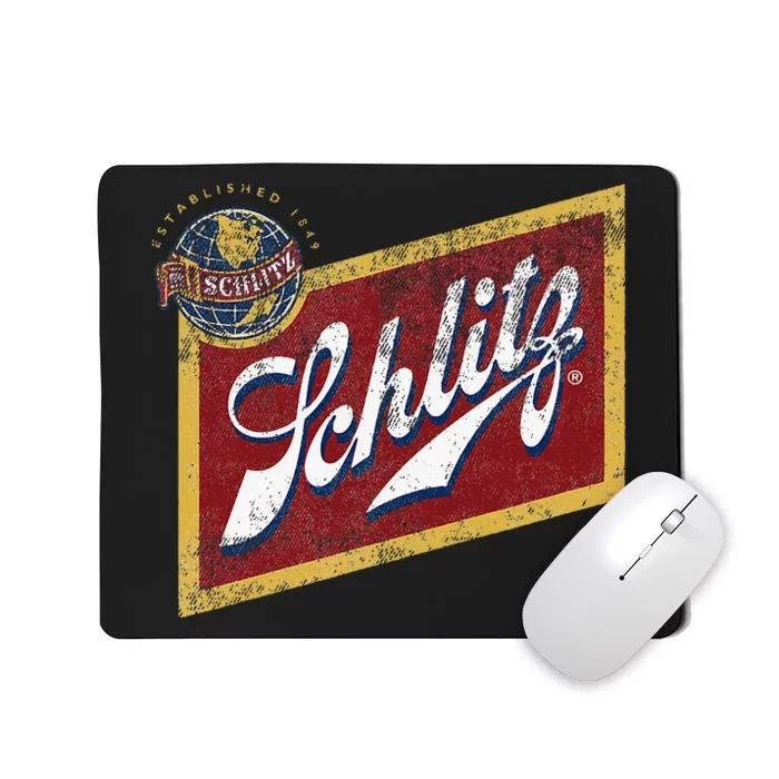 Schlitz Vintage Style Logo Mousepad