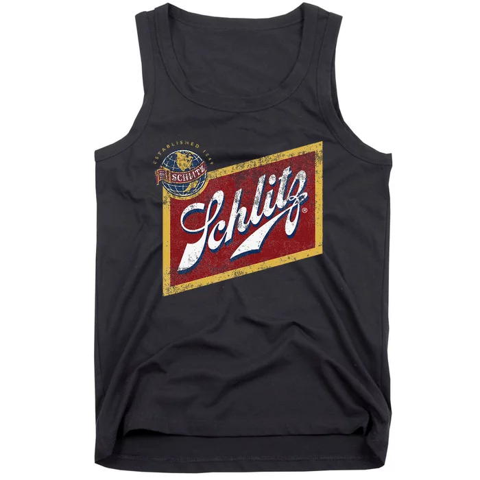 Schlitz Vintage Style Logo Tank Top