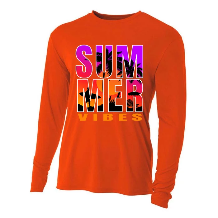 Summer Vibes Cooling Performance Long Sleeve Crew