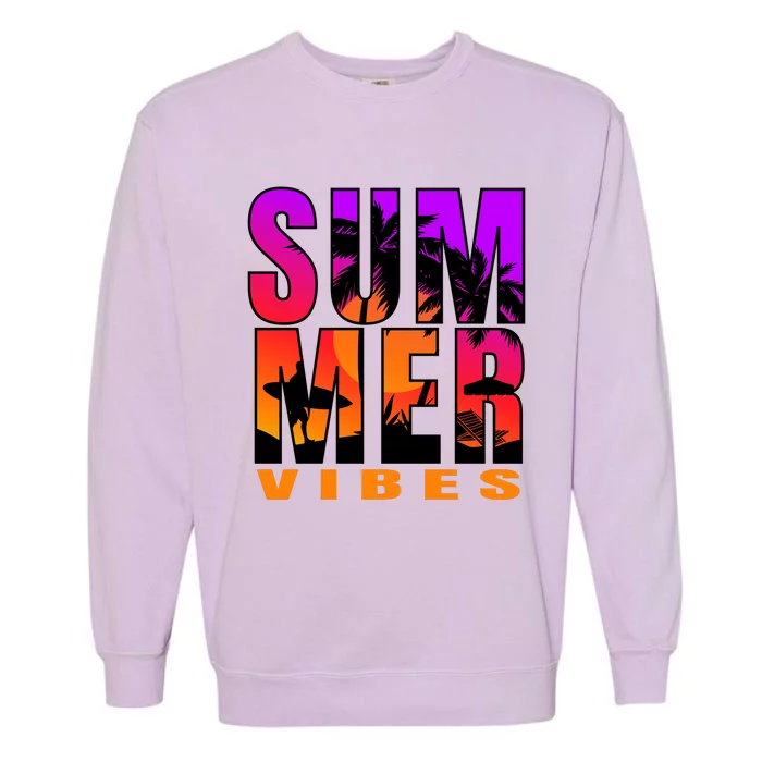 Summer Vibes Garment-Dyed Sweatshirt