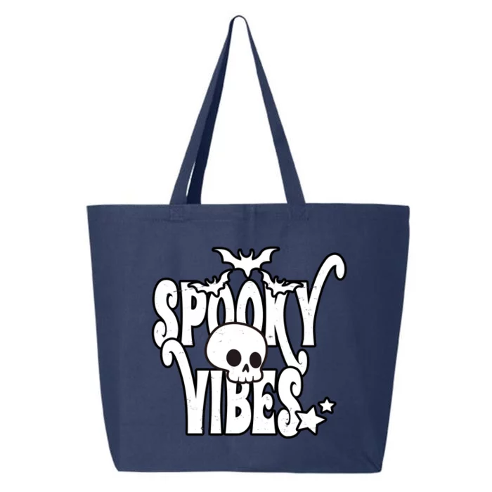 Spooky Vibes Skull Halloween 25L Jumbo Tote