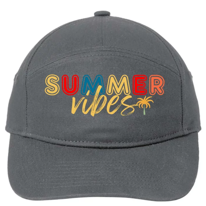 Summer Vibes 7-Panel Snapback Hat