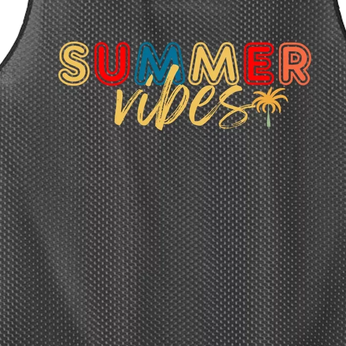 Summer Vibes Mesh Reversible Basketball Jersey Tank