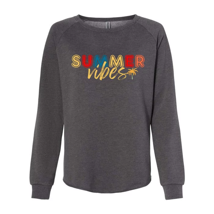 Summer Vibes Womens California Wash Sweatshirt