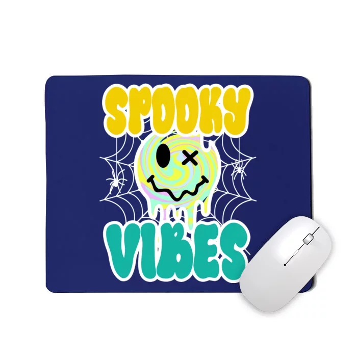 Spooky Vibes Smile Face Halloween Mousepad