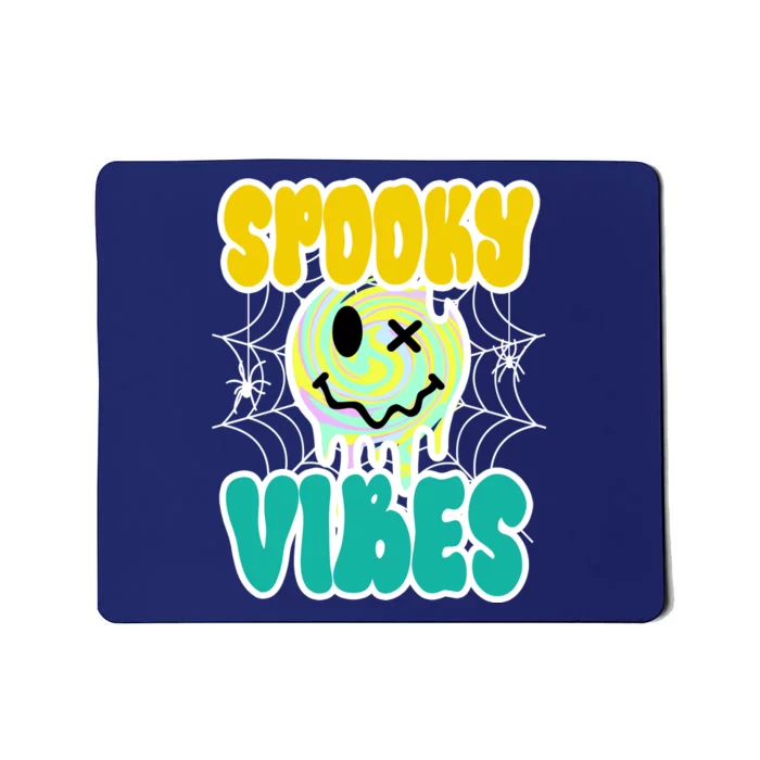 Spooky Vibes Smile Face Halloween Mousepad