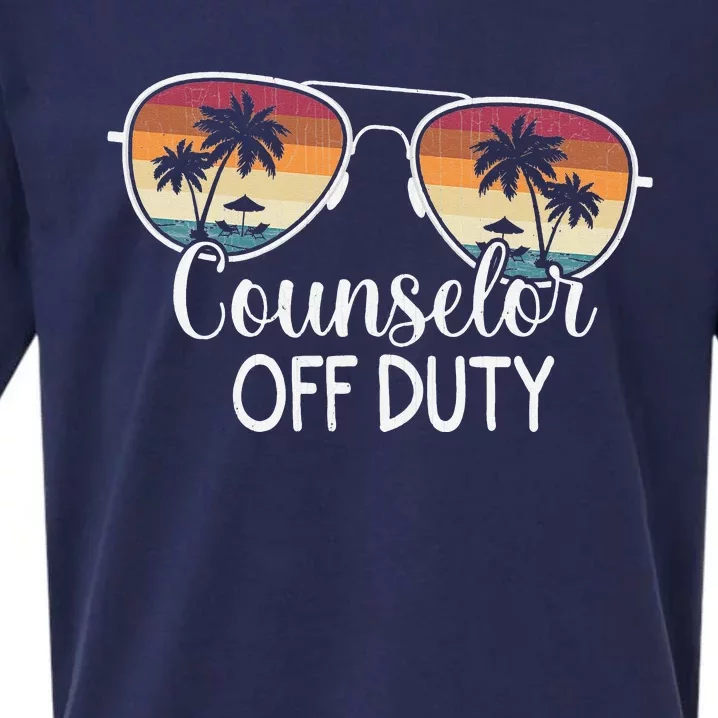 Summer Vacation School End Of Year Counselor Off Duty Sueded Cloud Jersey T-Shirt