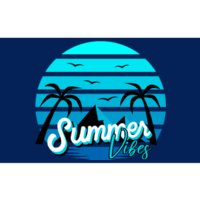 Summer Vibes Tropical Beach Vacation Bumper Sticker